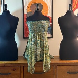 Bohemian Paisley Strapless Tube Top